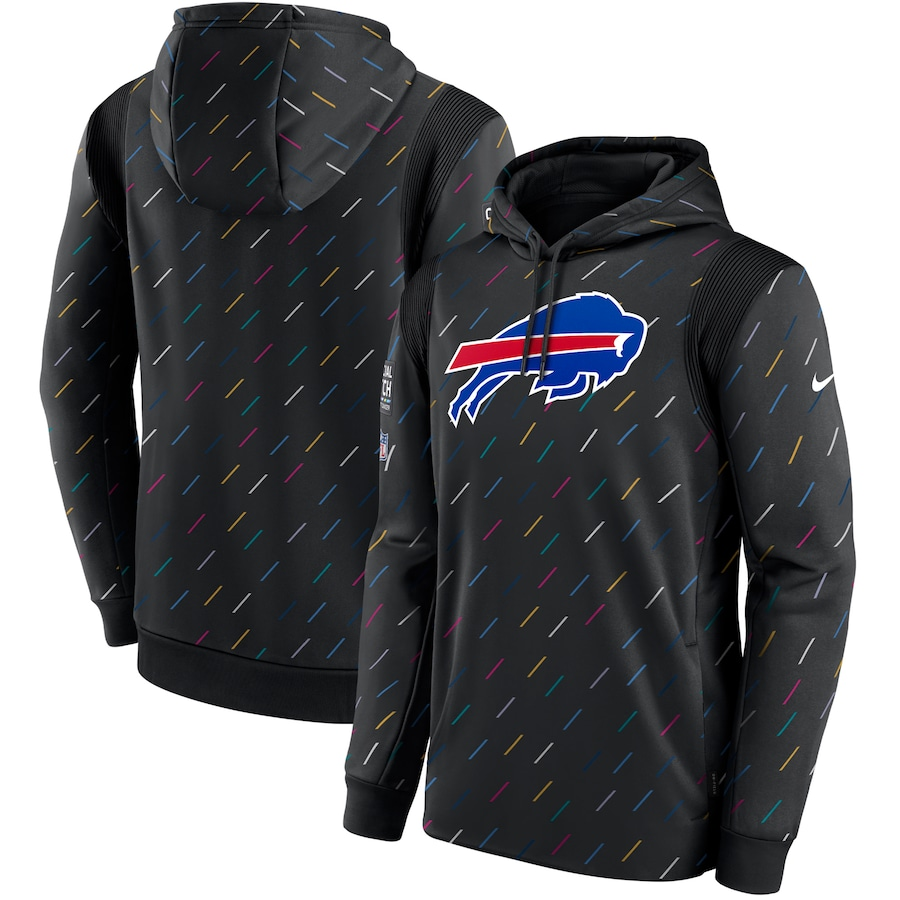 Women NFL Buffalo Bills 2025 Nike black hoodie->women nfl jersey->Women Jersey